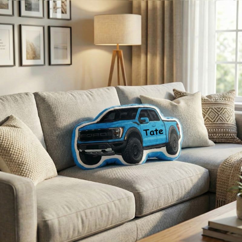 Personalisiertes Autokissen mit Namen – Einzigartiges Plüschgeschenk
