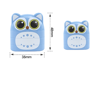 Custom Name Stamp - Adorable Owl & Friends Kids' Clothing Marker