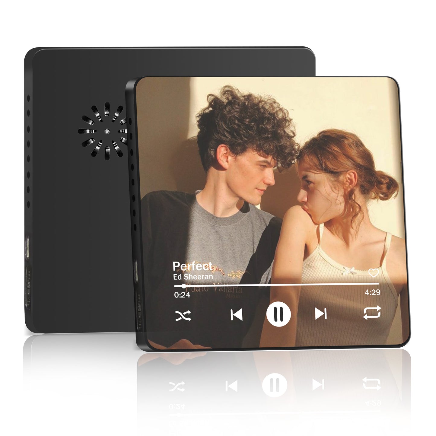 Square Photo Music Fridge Magnet - Full-Screen Photo & Song Player