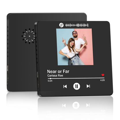 Aimant photo musical pour réfrigérateur - Jouez une chanson avec votre photo cadeau