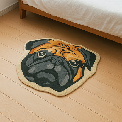 Tapis pour animaux personnalisé avec votre photo - Tapis de sol Sherpa personnalisé