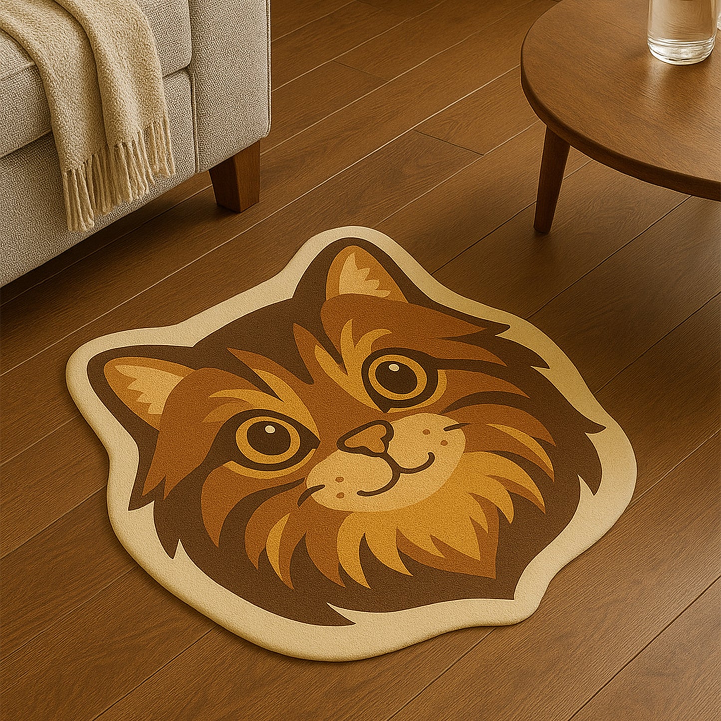 Tapis pour animaux personnalisé avec votre photo - Tapis de sol Sherpa personnalisé