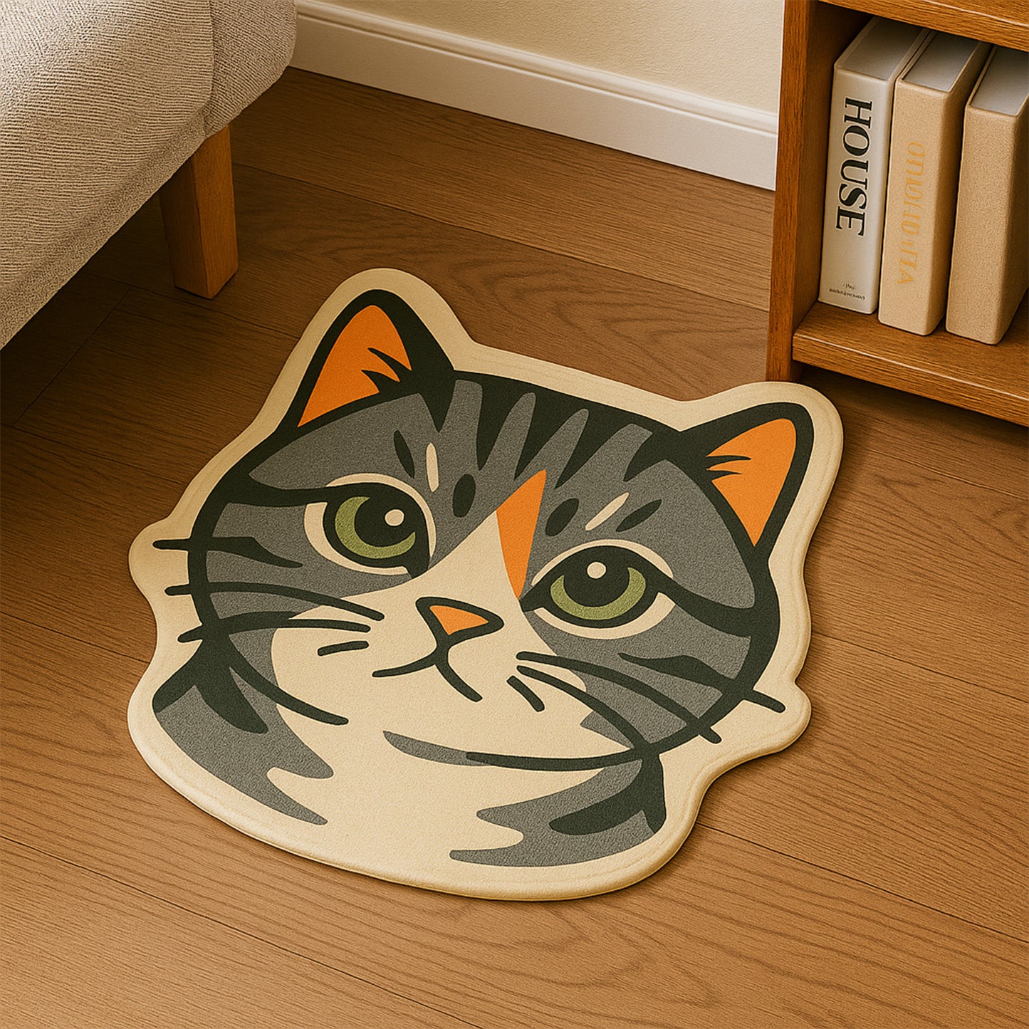 Tapis pour animaux personnalisé avec votre photo - Tapis de sol Sherpa personnalisé