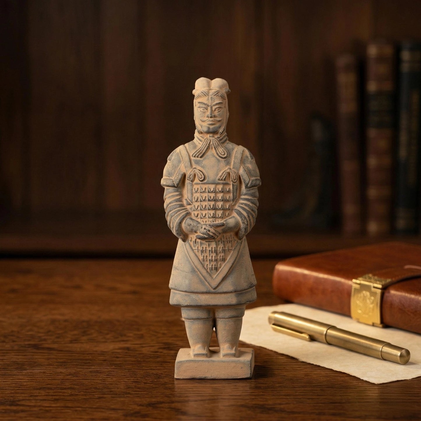 15CM General - CLAYARMY-Weaponry Mastery: Detailed view of the 15CM General's long sword, showcasing mastery in weaponry and emphasizing the importance of military skill.