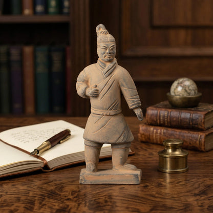 15CM Standing Archer - CLAYARMY-Focused image capturing the facial expressions and meticulous details of the 15CM Standing Archer figurine.