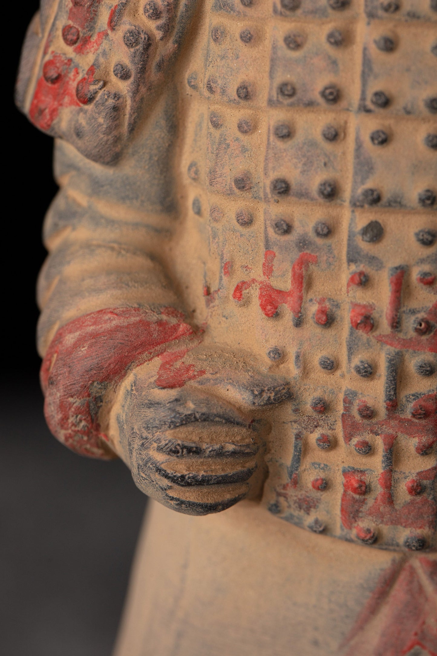 20CM Painted Soldier - CLAYARMY-20CM Painted Soldier Figurine Close-up