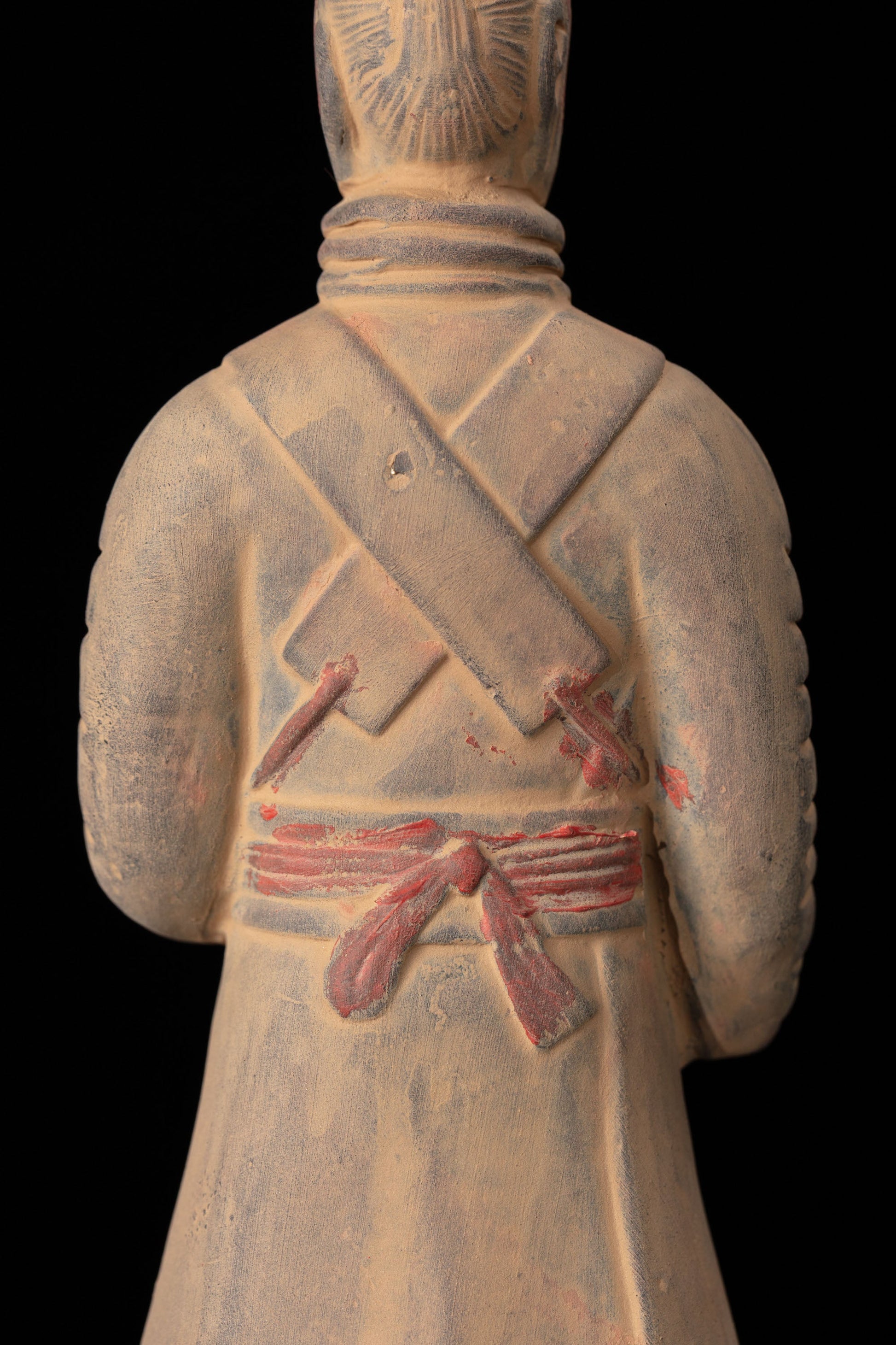 20CM Painted Officier - CLAYARMY-Side angle showcasing the dynamic and colorful features of the 20CM Painted Officer.