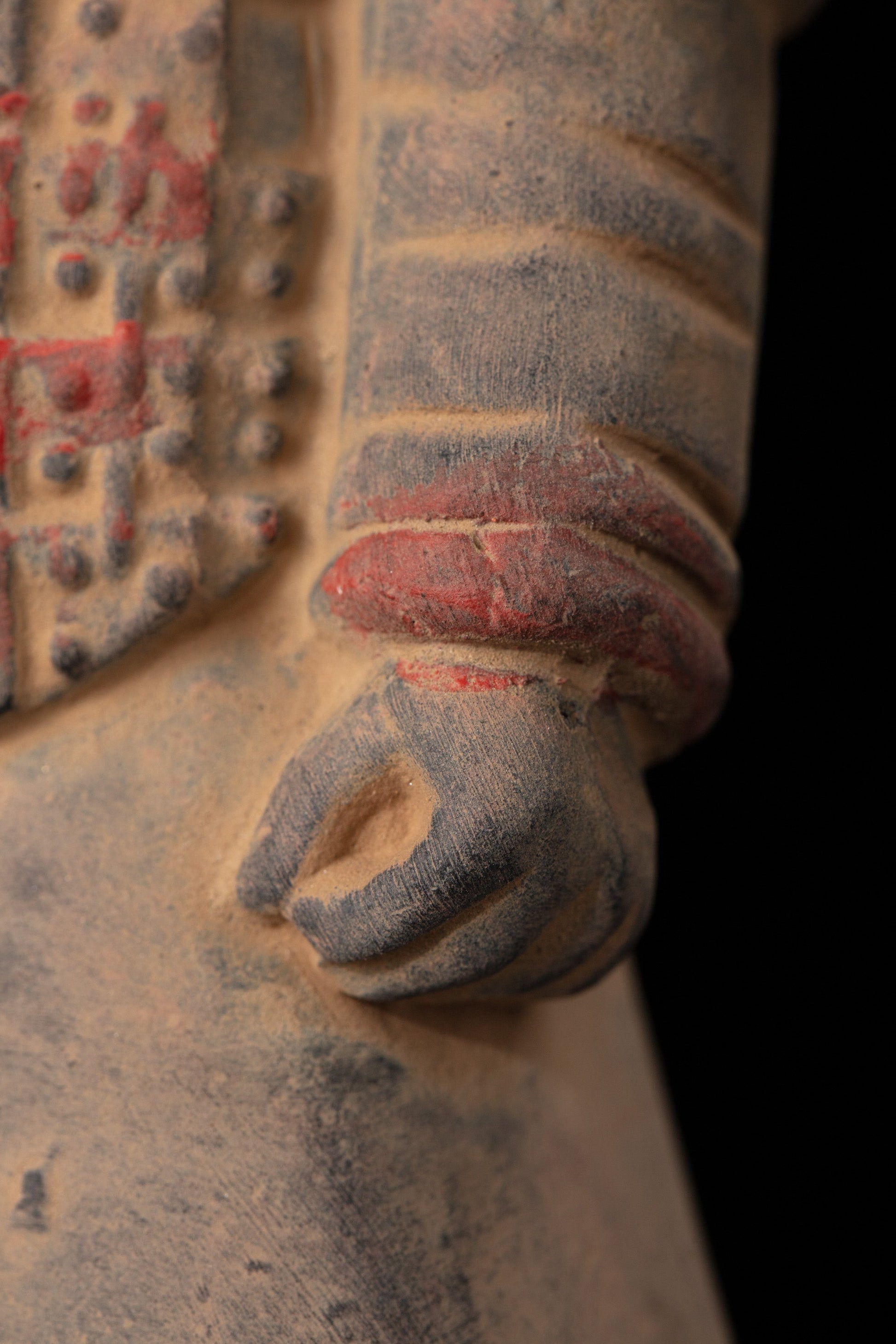 20CM Painted Soldier - CLAYARMY-20CM Painted Soldier Figurine Close-up