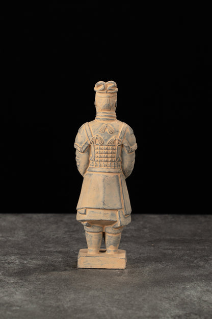 15CM General - CLAYARMY-Strategic Stance: Observe the strategic stance of the 15CM Terracotta Army General, a symbol of both military prowess and strategic acumen.