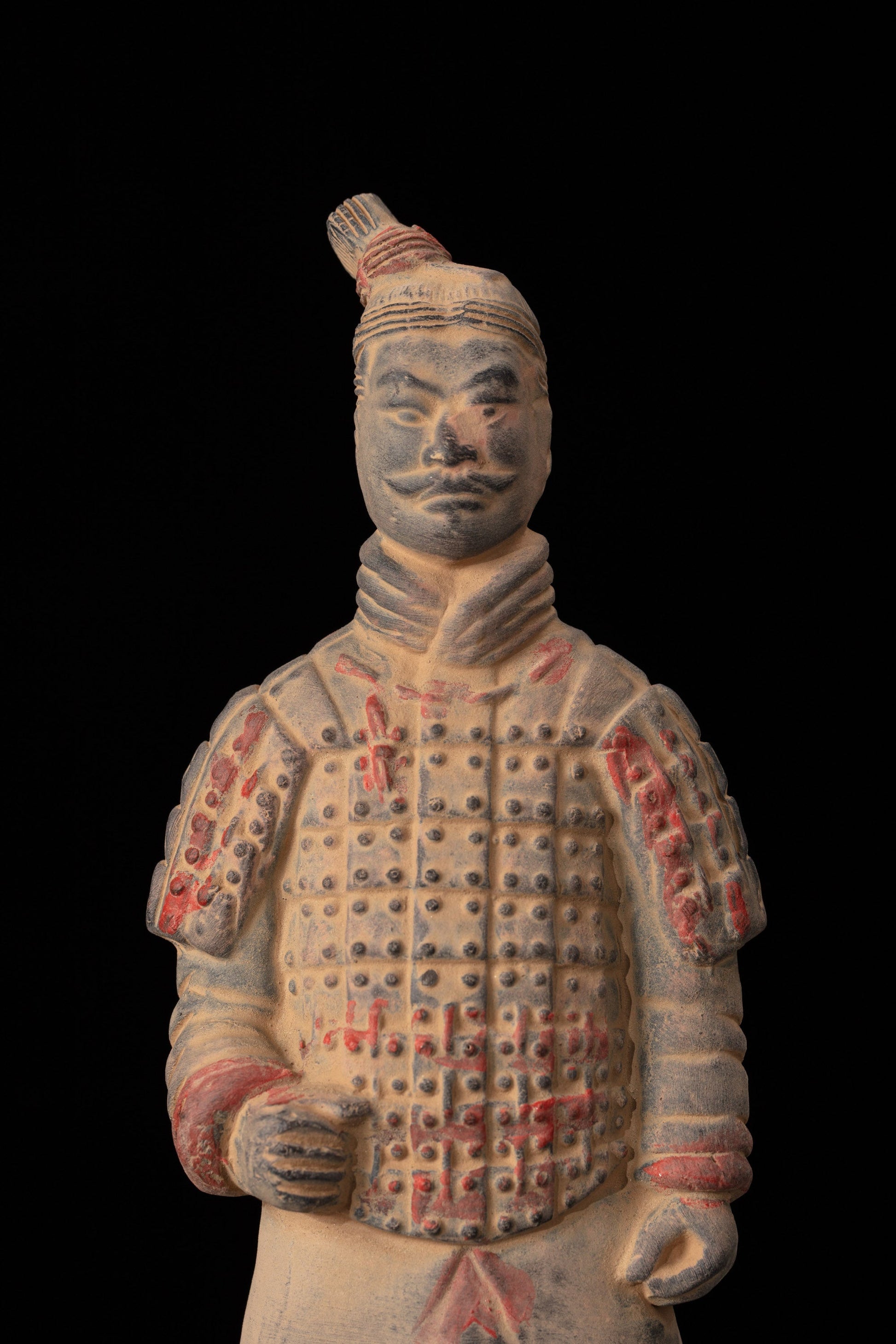 20CM Painted Soldier - CLAYARMY-20CM Painted Soldier Figurine Close-up