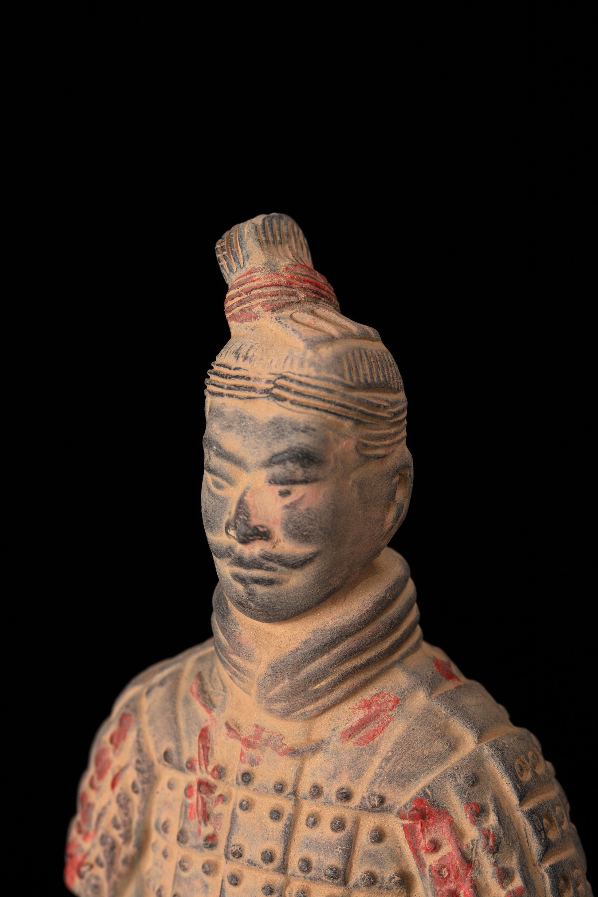 20CM Painted Soldier - CLAYARMY-20CM Painted Soldier Figurine Close-up