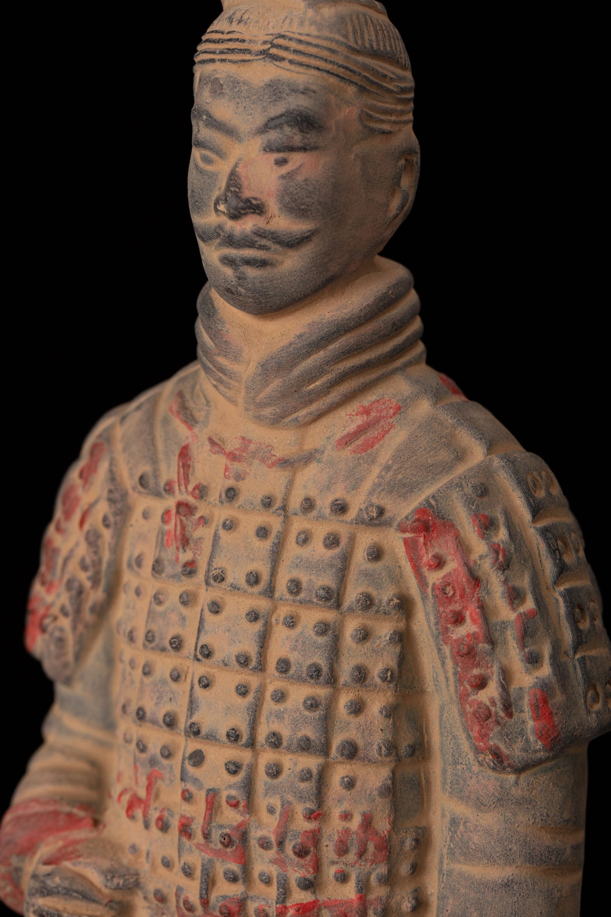 20CM Painted Soldier - CLAYARMY-20CM Painted Soldier Figurine Close-up