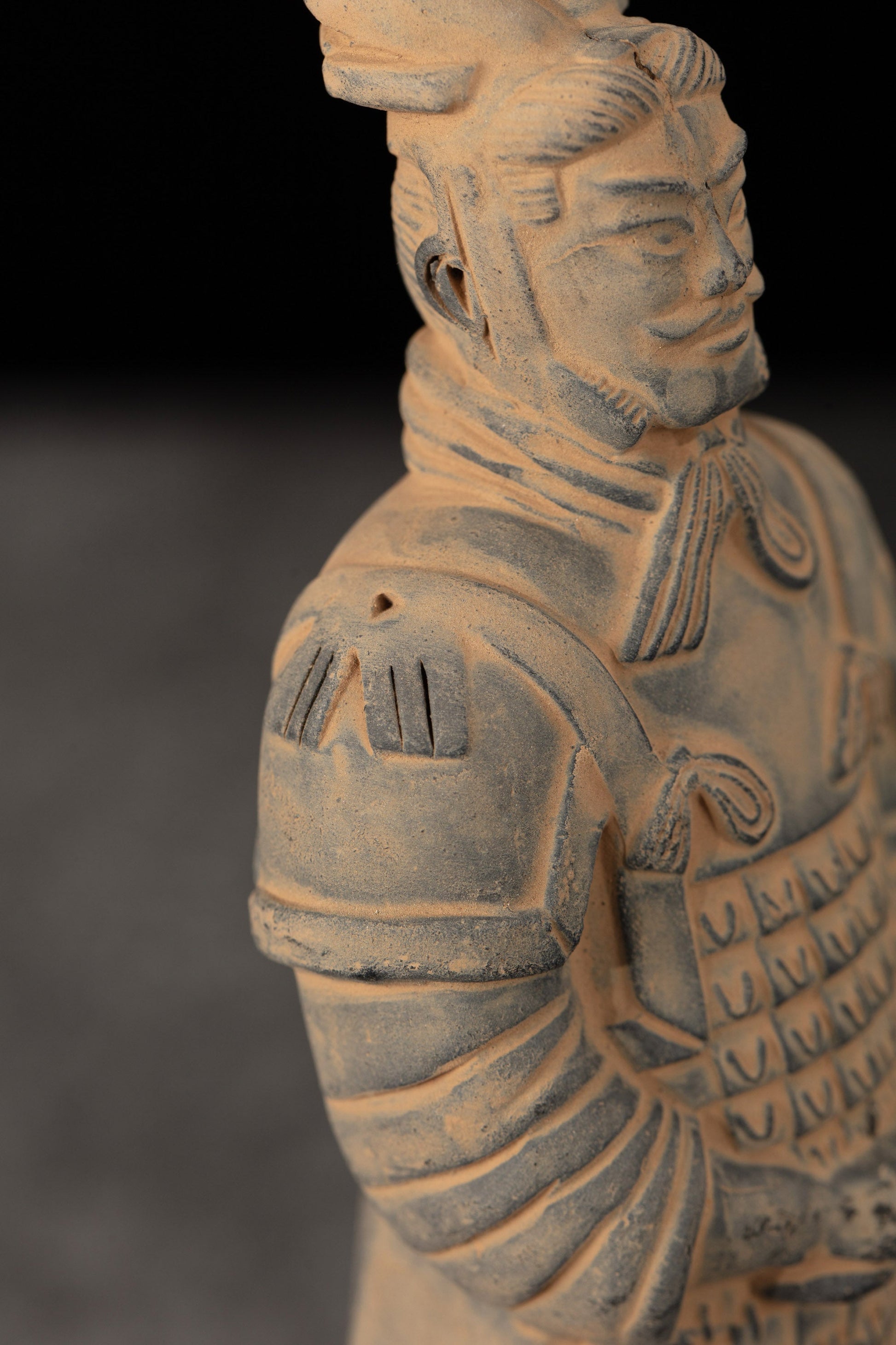 15CM General - CLAYARMY-Warrior's Gaze: Gaze into the warrior's eyes in this 15CM General figurine, capturing a fierce and determined look befitting a high-ranking military official.
