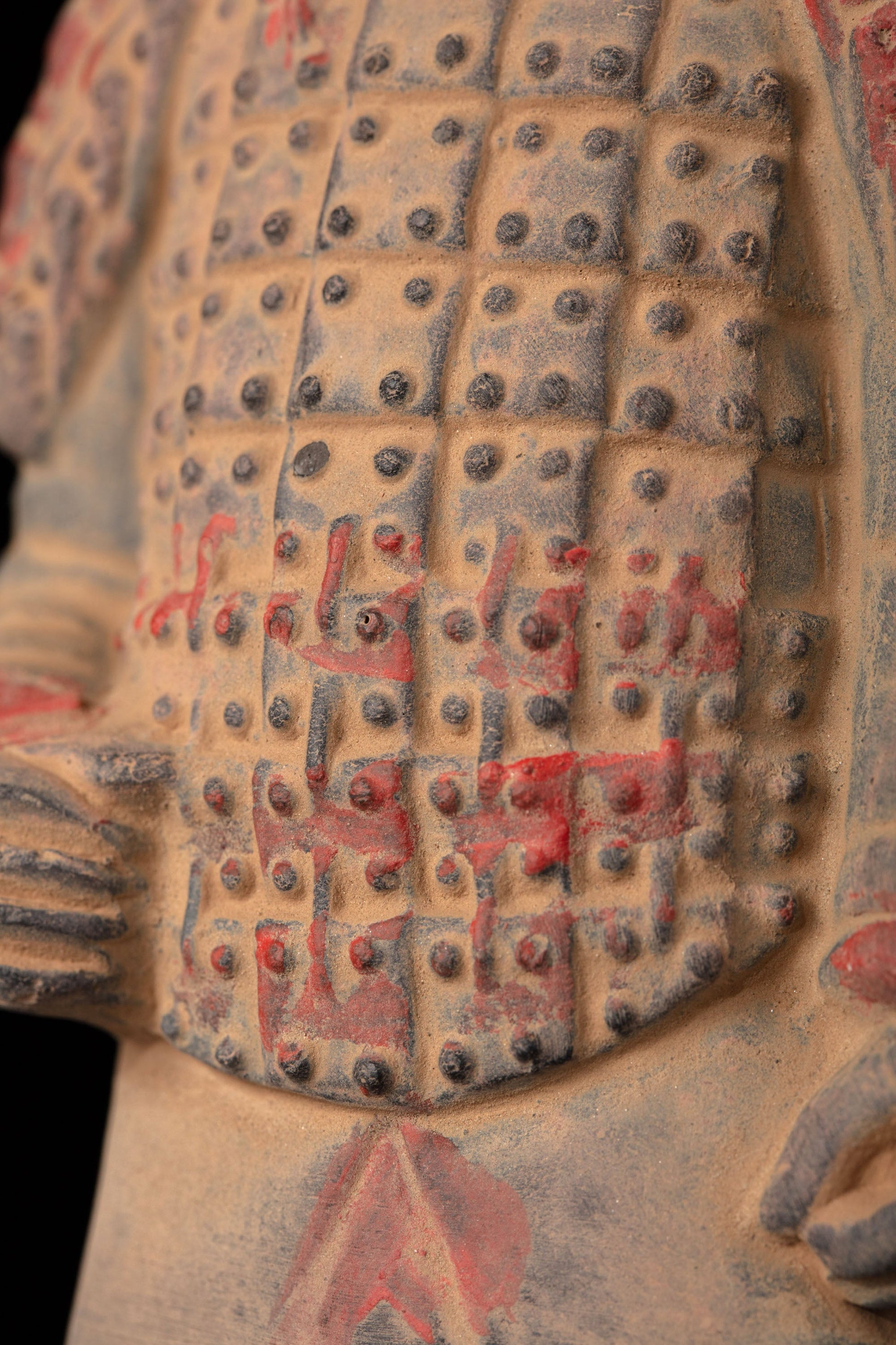 20CM Painted Soldier - CLAYARMY-20CM Painted Soldier Figurine Close-up