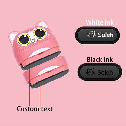 Custom Name Stamp - Adorable Owl & Friends Kids' Clothing Marker