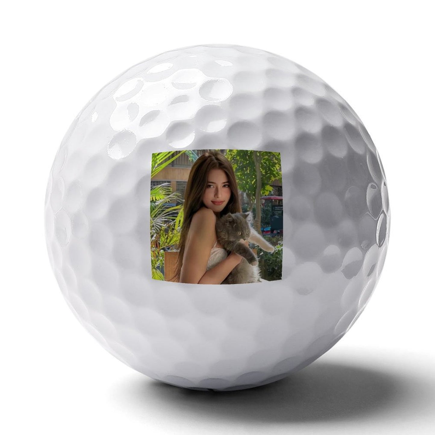 Balle de golf photo personnalisée - Cadeau imprimé sur mesure pour les golfeurs