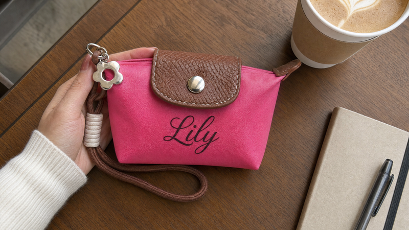 Gift for Every Girl - Personalized Small Pouch with Adjustable Strap - Buy 3 Save 15%