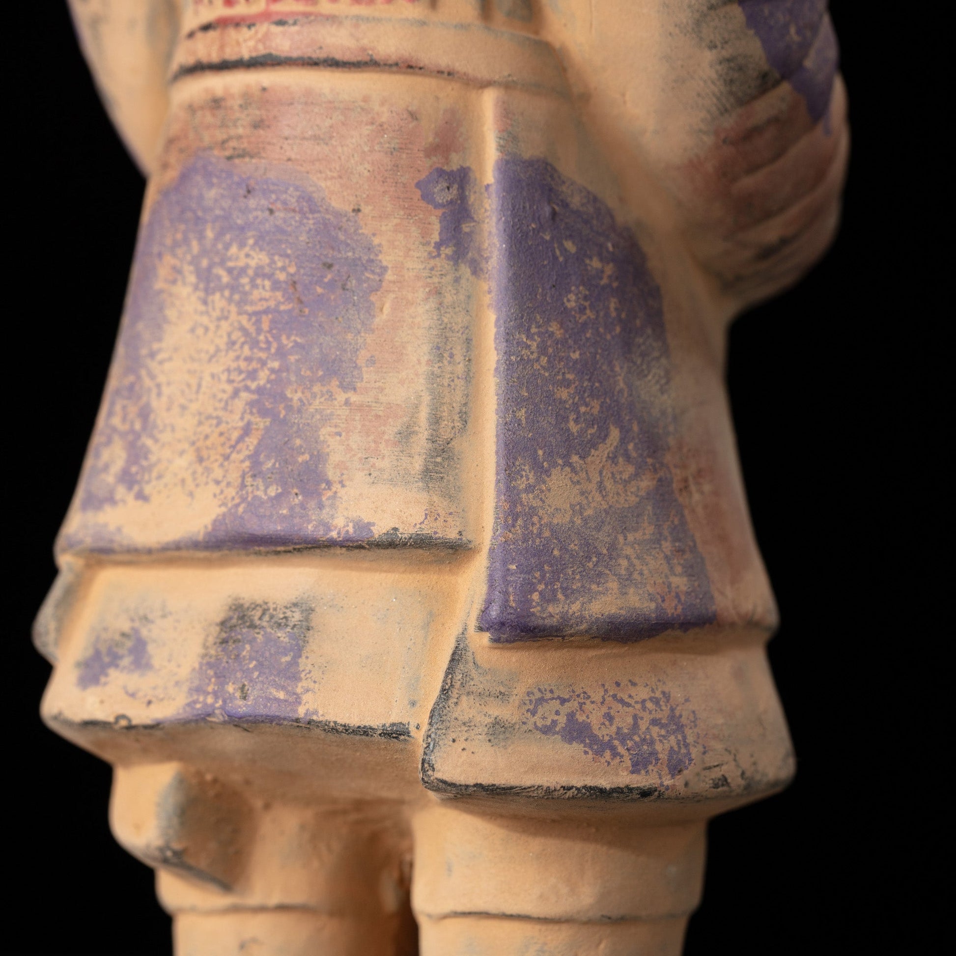 20CM Painted General - CLAYARMY-Artistic Rendering: Frontal perspective of the 20CM Painted General, showcasing the artistic rendering of facial features and expressions through expertly applied paint.