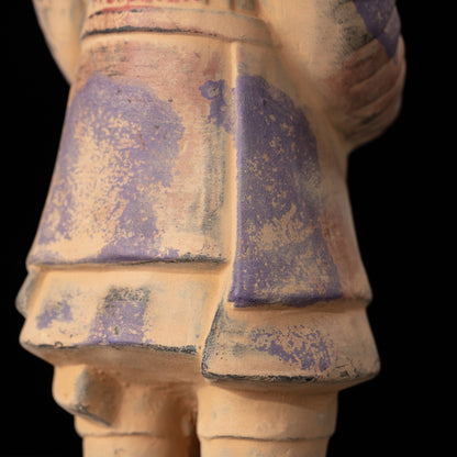 20CM Painted General - CLAYARMY-Artistic Rendering: Frontal perspective of the 20CM Painted General, showcasing the artistic rendering of facial features and expressions through expertly applied paint.