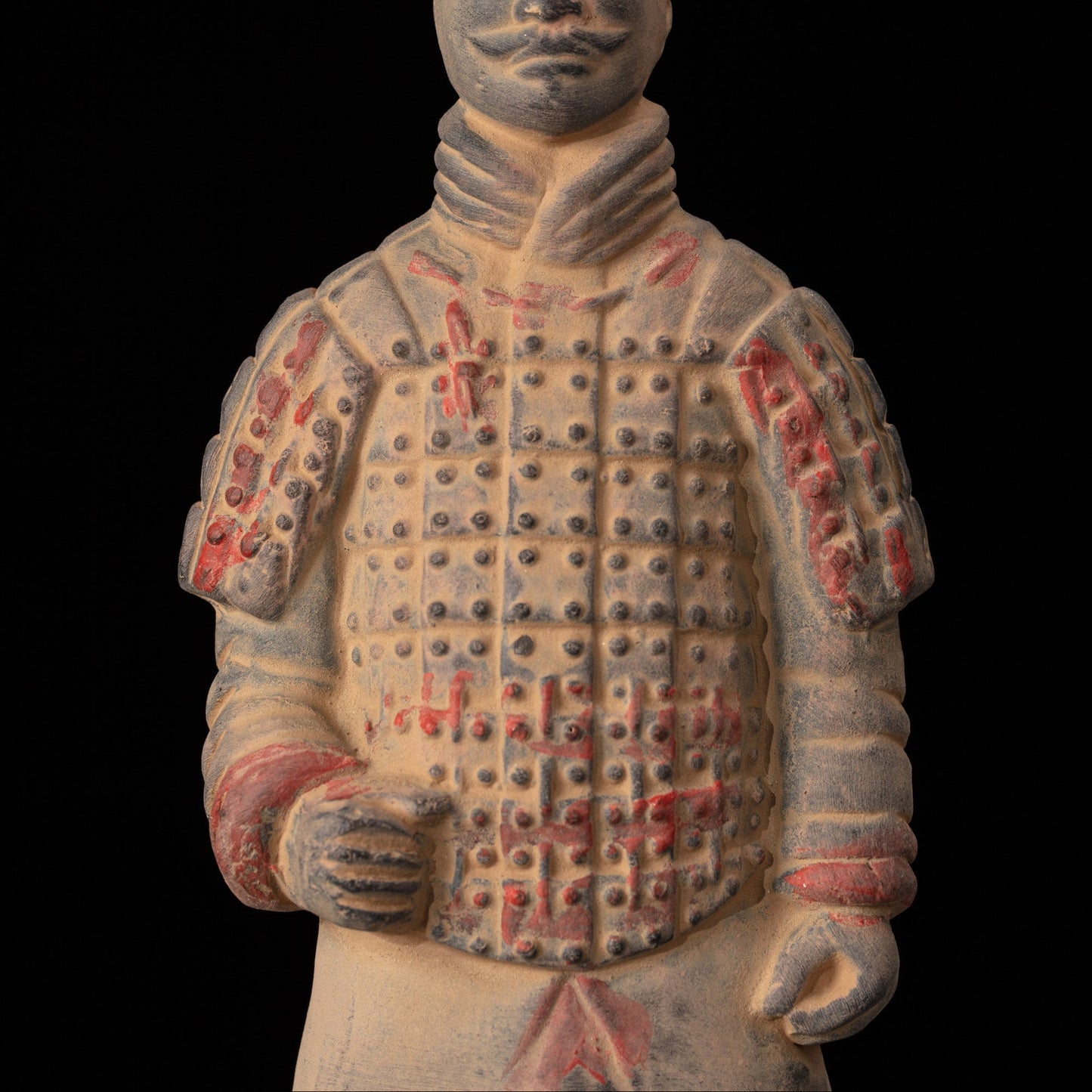 20CM Painted Soldier - CLAYARMY-20CM Painted Soldier Figurine Close-up