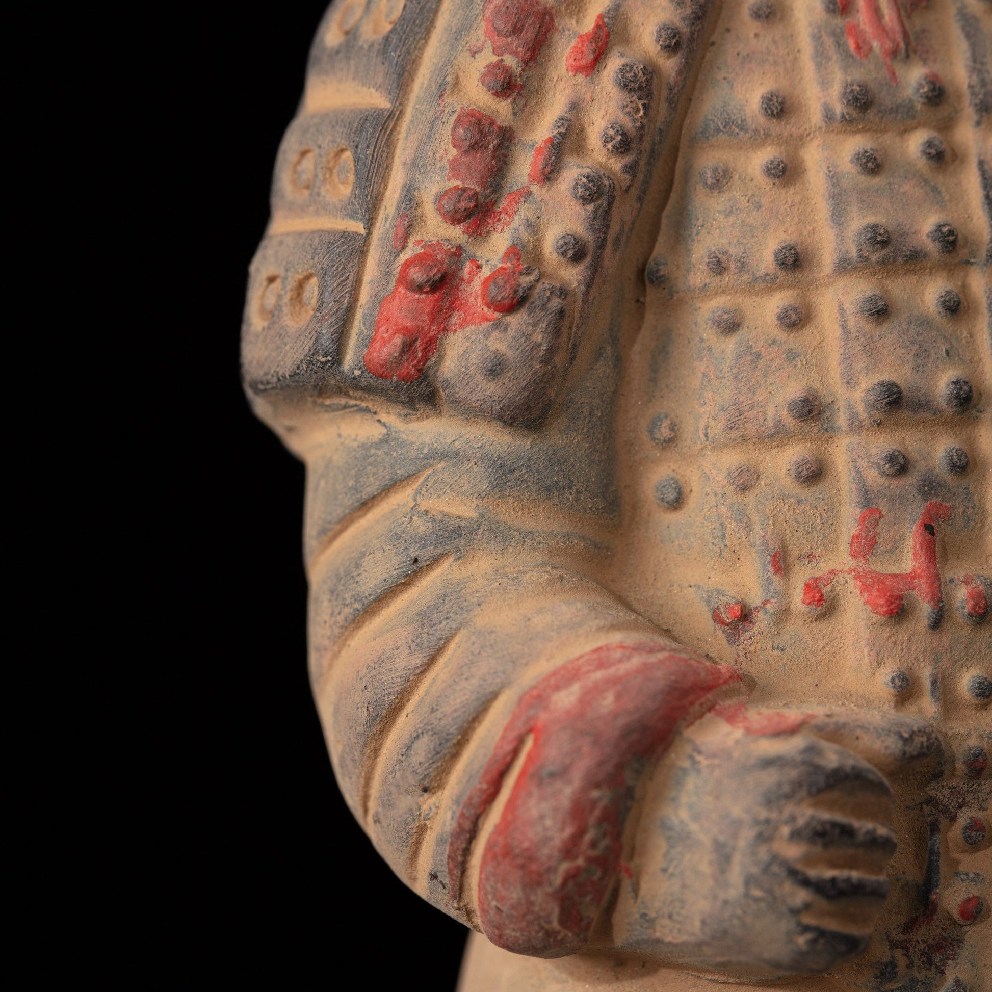 20CM Painted Soldier - CLAYARMY-20CM Painted Soldier Figurine Close-up