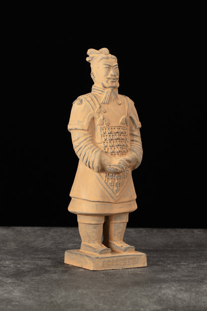 20CM General - CLAYARMY-Dynamic Martial Stance: Dynamic view of the 20CM General, capturing a martial stance that symbolizes the strength and readiness of a high-ranking military official.