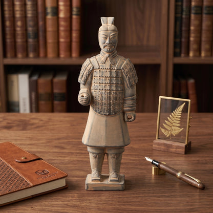 25CM Officier - CLAYARMY-Close-up view of the intricate facial details and expression of the 25CM Officer.