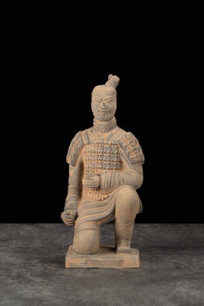 25CM Kneeling Archer - CLAYARMY-25CM Kneeling Archer Replica - Refined Elegance in Terracotta Soldiers Collection