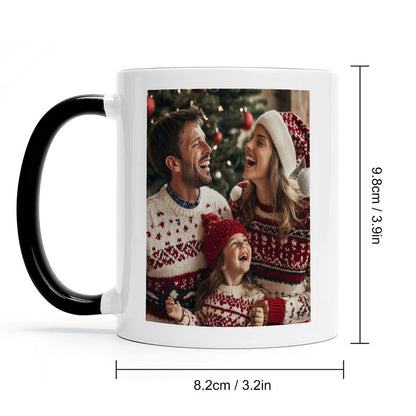 Custom Photo Mug with C-Handle - Personalized Ceramic Coffee Cup Gift