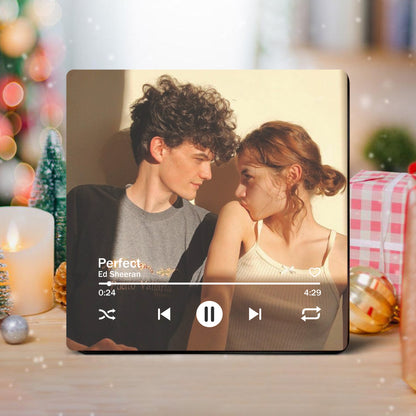 Square Photo Music Fridge Magnet - Full-Screen Photo & Song Player
