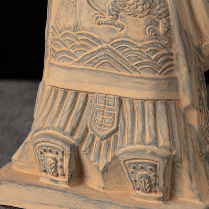 35CM Emperor - CLAYARMY -Uncover the charm of the 35CM Emperor Qin Terracotta Warrior's footwear, a testament to the precision of Qin Dynasty artistry.