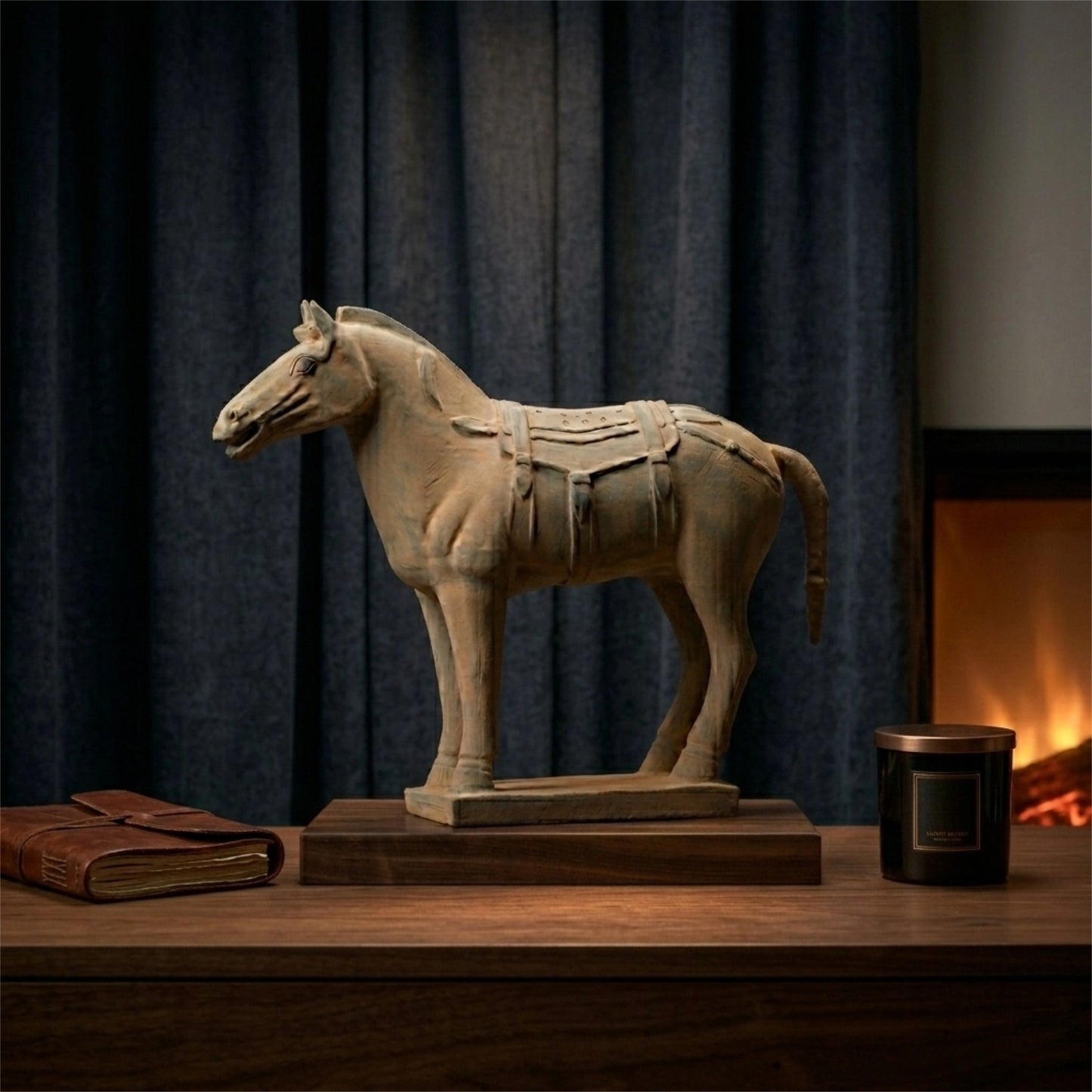 35CM Horse - CLAYARMY -Close-up of the hooves, revealing the meticulous attention to detail in our 35CM Clayarmy Terracotta Horse.