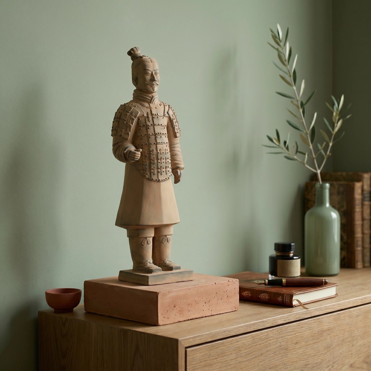 35CM Soldier - CLAYARMY-35CM Terracotta Soldier Figurine Close-up