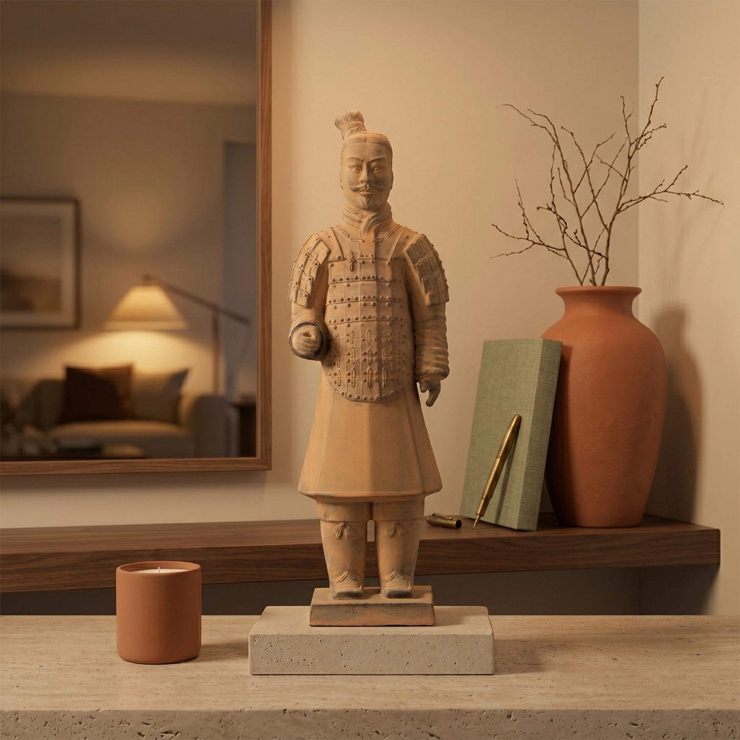 35CM Soldier - CLAYARMY-35CM Terracotta Soldier Figurine Close-up