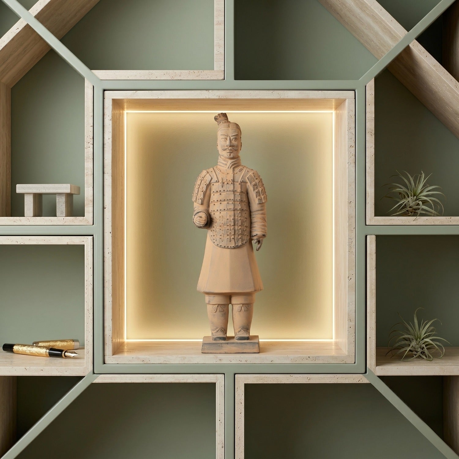 35CM Soldier - CLAYARMY-35CM Terracotta Soldier Figurine Close-up