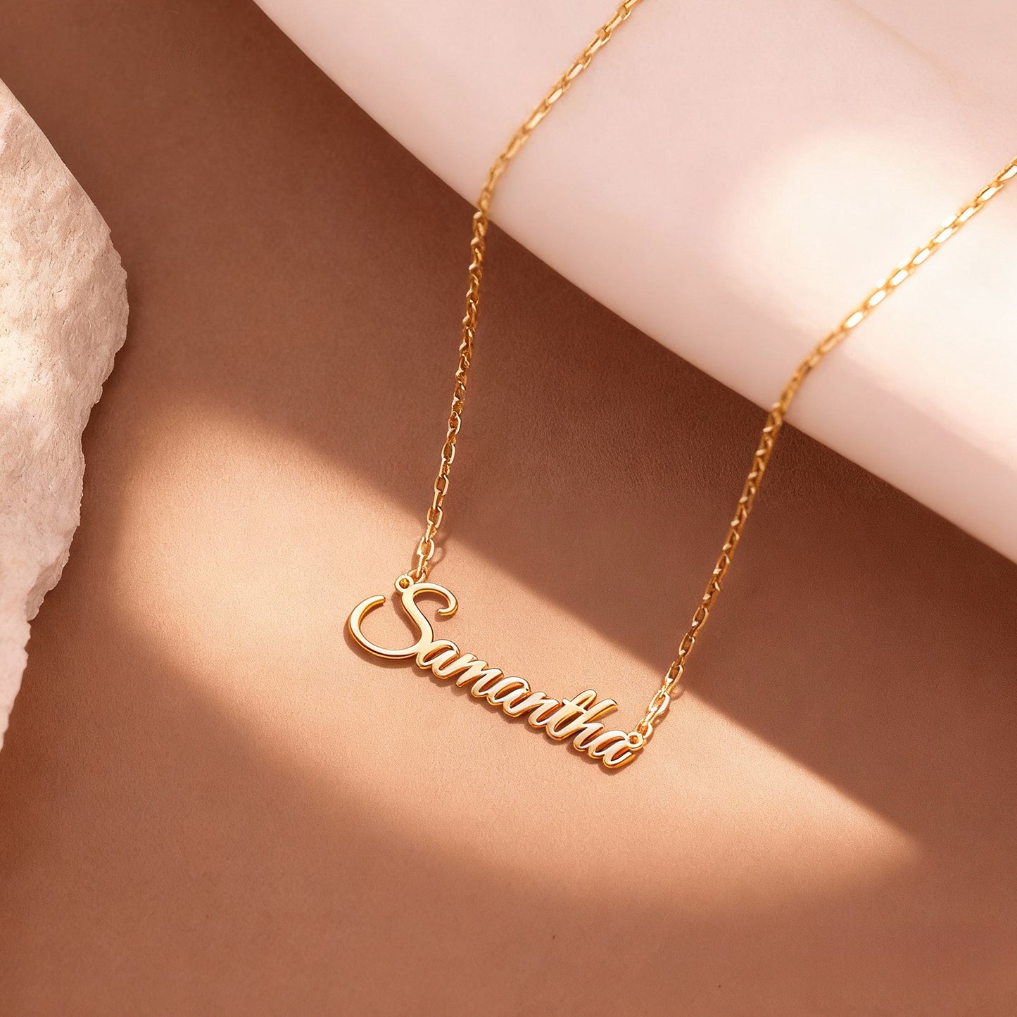 Custom Elegant Cursive Name Necklace