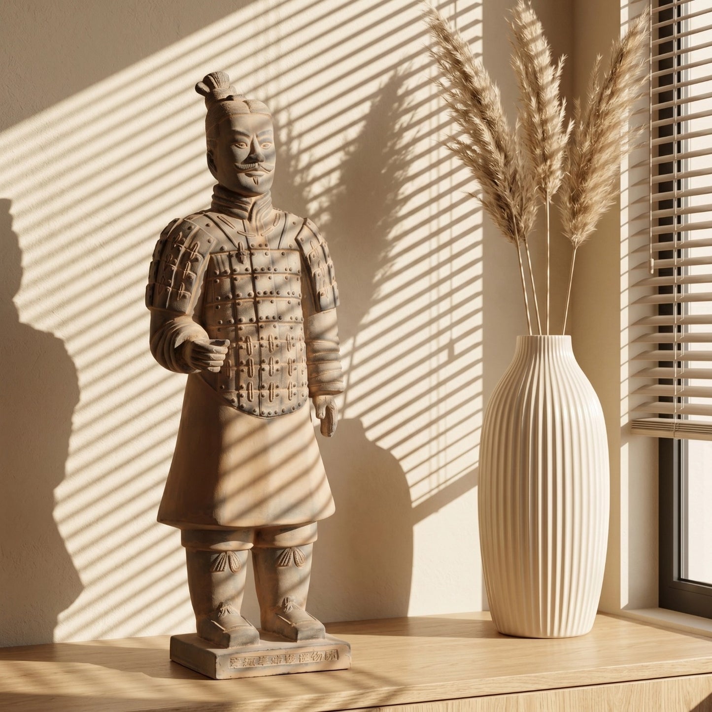 45CM Soldier - CLAYARMY-45CM Terracotta Soldier Figurine Close-up