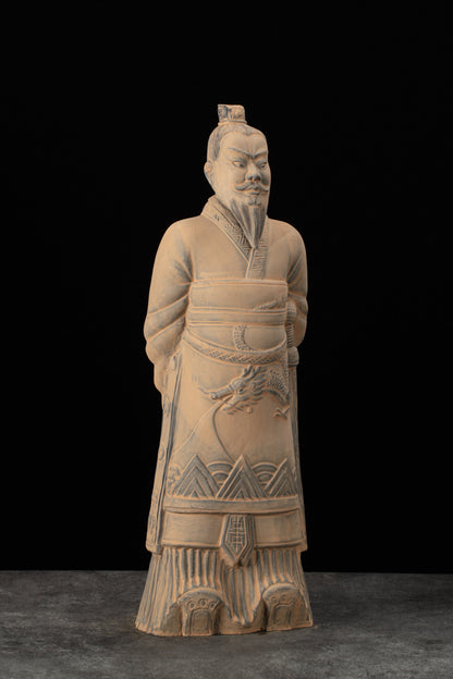 45CM Emperor - CLAYARMY -Majestic overview of Clayarmy's 45CM Emperor Qin Terracotta Warrior, highlighting its historical significance.