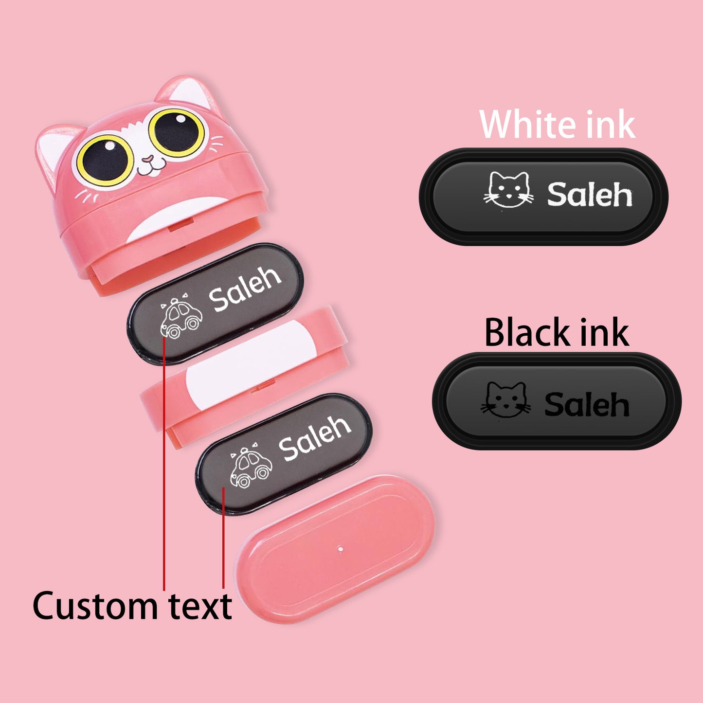 Custom Name Stamp - Adorable Owl & Friends Kids' Clothing Marker