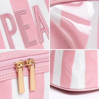 Custom Name Embroidered Waterproof Makeup Bag