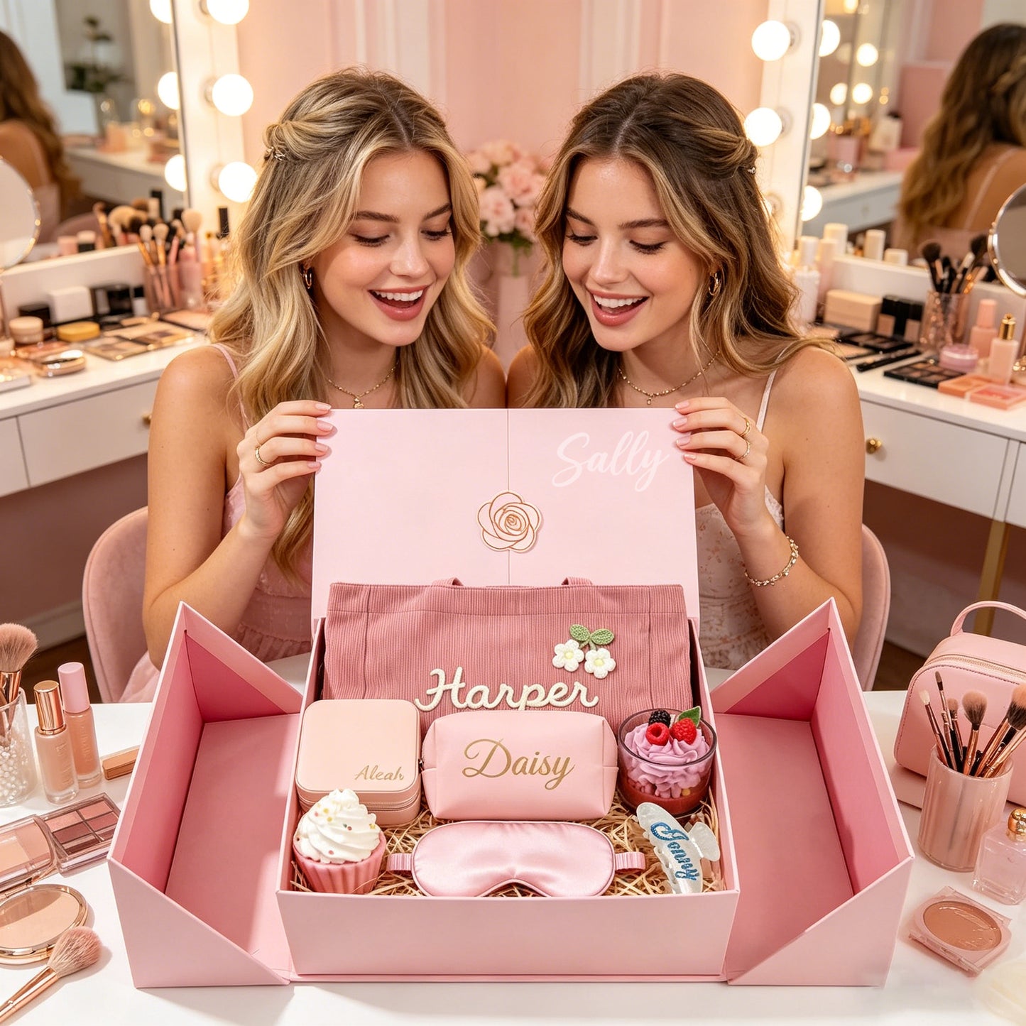Personalized Spa Gift Box: Luxury Self-Care Set for Her