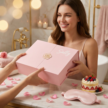 Personalized Spa Gift Box: Luxury Self-Care Set for Her