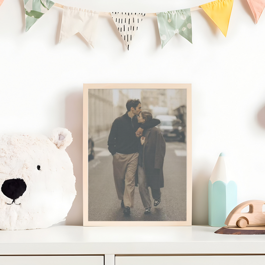 Custom Diamond Resin Art Print - Personalized Canvas Home Decor