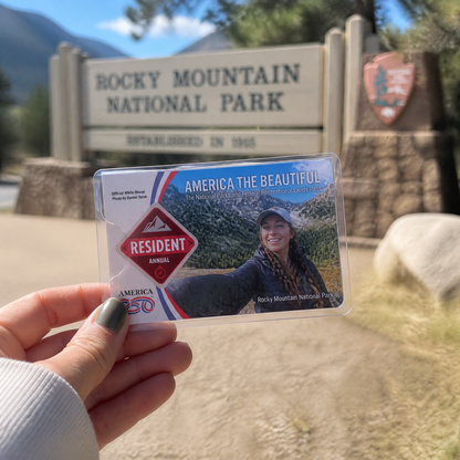 Custom National Parks Pass Holder: 2026 Protective Card Sleeve
