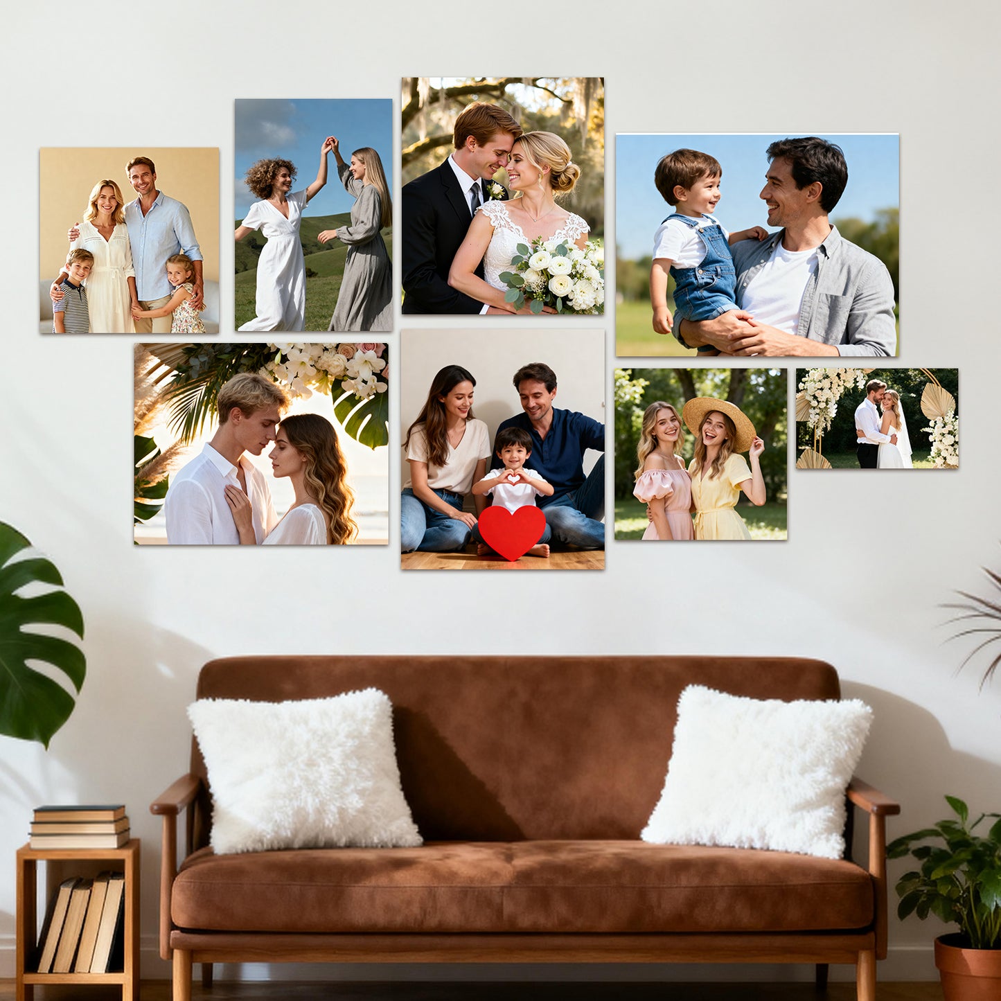 Impression sur toile horizontale personnalisée - Photo personnalisée transformée en œuvre d'art murale