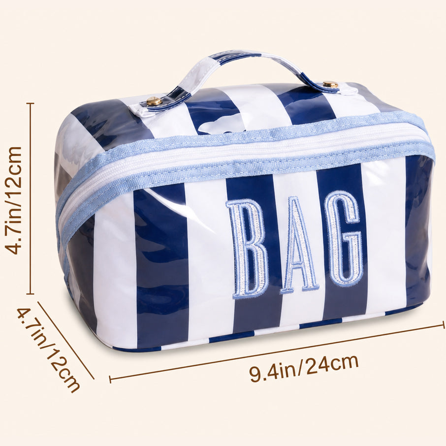Custom Name Embroidered Waterproof Makeup Bag