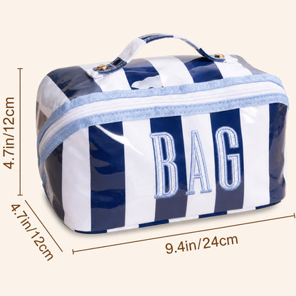 Custom Name Embroidered Waterproof Makeup Bag