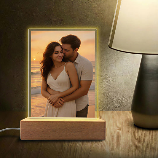 Luce Notturna LED Personalizzata con Foto: Un Regalo per Ricordi