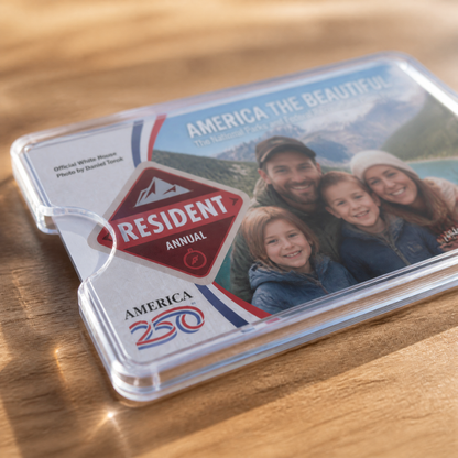 Custom National Parks Pass Holder: 2026 Protective Card Sleeve