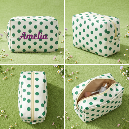 PersonalizedPolkaDotMakeupBagwithCustomEmbroidery-productangles